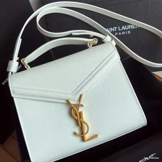 Repladies REP MINI DE BAG LEATHER TOP POUDRE YSL CASSANDRA EMBOSSED GRAIN IN HANDLE 0522